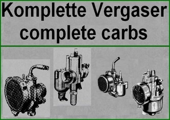 Komplette Vergaser/ complete carbs